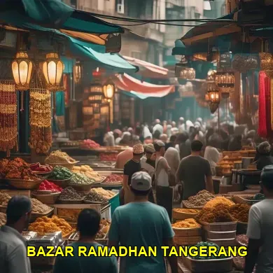 Serunya Bazar Takjil di Pusat Kota Tangerang